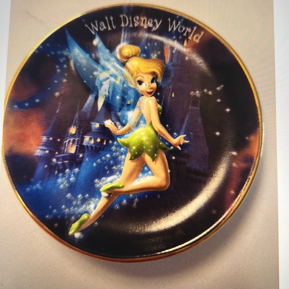 Walt Disney World Tinkerbell Plate. The Happiest Celebration on Earth. NIB